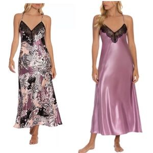 Set of 2 Linea Donatella long Nightslips, size small